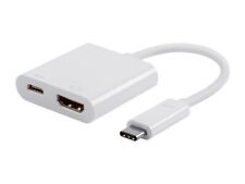Monoprice USB-C to HDMI and USB-C (F) Dual Port Adapter - Select Series picture