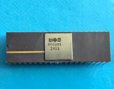 6569R1 Vic Video Chip Ic for Commodore C64, SX64, Ceramic Gold, Works #24 83 picture