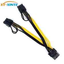 Dual Cable for Card 2Port 8pin Video 6+2p Male Mining PCI-E Graphics 8p 18AWG picture