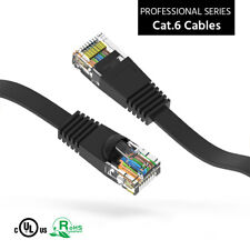 5-10 Lot Cat6 Flat Slim Ethernet Patch RJ45 Network Internet LAN Cable Cord v2 picture