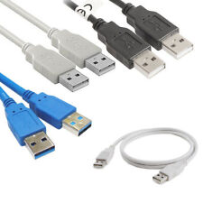 USB 2.0/3.0 Data Cable A-Male to A-Male High Speed Charger Cord Multpack LOT picture
