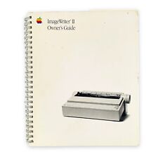 VTG 1989 Apple ImageWriter II Owner's Guide picture