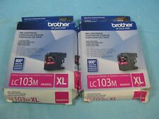 Lof 2 Genuine Brother XL LC103M -  - EXP 2025 - NEW picture