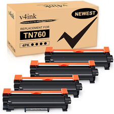 4PK TN760 Toner Cartridge for Brother TN730 MFC-L2710DW DCP-L2550DW HL-L2390DW picture