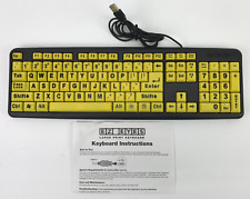 New EZ Eyes As Seen on TV Large Print Keyboard for Elderly and Vision Impaired picture