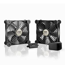 AC Infinity MULTIFAN S7-P, Quiet Dual 120mm AC-Powered Fan with Speed Control, picture
