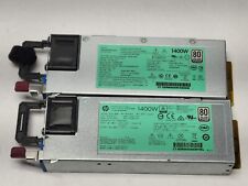HP HPE HSTNS-PD43 HSTNS-PF43 733428-101 733428-401 1400W Power Supply Lot of 2 picture