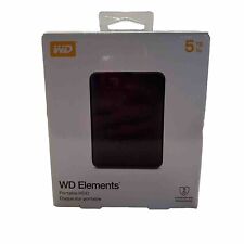 WD 5TB Elements Portable External Hard Drive USB 3.0 PC/Mac. Brand New In Box. picture