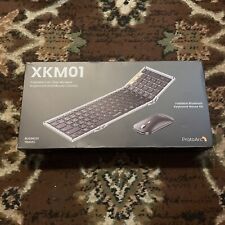 ProtoArc XKM01 Foldable Compact Wireless Bluetooth Keyboard & Mouse Blue picture