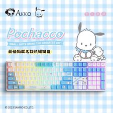 AKKO x Pochacco 5108B Plus RGB PBT Tri Mode Mechanical Keyboard 108Keys Hot Swap picture