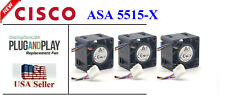 3 Pack New Replacement Fans for Cisco ASA 5515-X Satisfaction Guaranteed picture