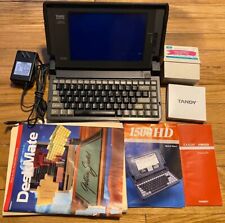Tandy 1500HD Laptop Computer W/ Cords Accessories, Bag,  Powers On For Repair picture