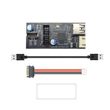 19pin to Type E+19Pin Motherboard 1 to 2 Splitter USB 3.2 GEN 1 Hub Adapter picture