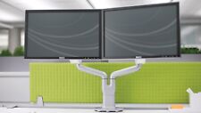 Steelcase FYI Flat Panel Dual Monitor Arm With C-Clamp - Up To 24