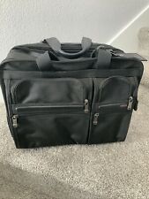 TUMI Alpha Expandable Deluxe Wheeled Briefcase Luggage 26103D4   Excellent Cond picture