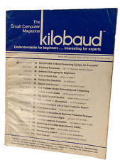 kilobaud Issue 15 MAGAZINE AUG 1978 UOS VINTAGE RARE COLLECTIBLE picture