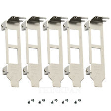 5pcs New Low Profile Bracket for Broadcom BCM 5720 57416 57406 DELL 0FCGN 2U US picture