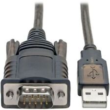 Tripp Lite RS232 to USB Adapter Cable with COM Retention (USB-A to DB9 M-M), FTD picture