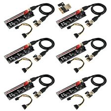 6pack Pcie 1x To 16x V009splus Riser Card With 7 Pcie 1x Plugin Adapter Card  picture