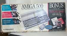 Commodore Amiga 500 Computer w/Mouse and Amiga A520 RF Modulator As Is Untested picture