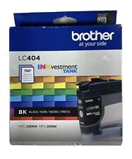 Genuine Brother LC404 Black Ink Cartridge Authentic Sealed 01/2026 Expiration picture