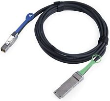 External SAS Cable QSFP SFF-8436 to SFF-8644 Hybrid HD Mini SAS Cable 3.3ft picture