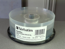 Verbatim 95123 DataLifePlus 8.5 GB 2.4x White Inkjet Printable DVD+R DL QTY 17 picture
