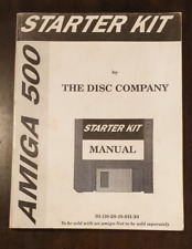 Amiga 500 Starter Kit Manual by the Disc Company Vintage 1989 for Amiga Computer picture