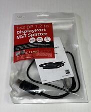 SIIG 1x2 Mini DP 1.2 to DisplayPort Multi Monitor Splitter - 2 Port MST Hub picture