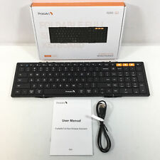 Protoarc XK01 Black Foldable Full Size Bluetooth Wireless Keyboard Used picture