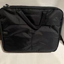 Genuine Dell Laptop Case Carrying Bag Black  Shoulder Strap Multi pocket picture
