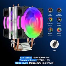 CPU Cooler Heatsink Fan Air RGB for Intel LGA 775/1150/1151/1155/1156/1200/1700 picture
