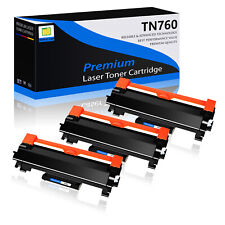 3PK High Yield TN760 Black Toner Cartridge For Brother MFC-L2710DW MFC-L2750DW picture