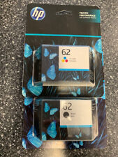 Genuine HP 62 Black & Color Ink Cartridges C2P04AN C2P06AN Exp April/June 2024 picture