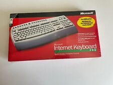 Vintage 2000 Microsoft Internet Keyboard Pro C1700001 Wired Factory Sealed picture