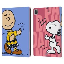 OFFICIAL PEANUTS HALFS AND LAUGHS LEATHER BOOK WALLET CASE COVER FOR APPLE iPAD picture