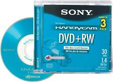 Sony 8cm DVD plus RW with Hangtab 3 Pack picture