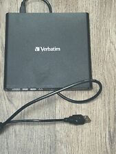 Verbatim 98938 External Slimline CD/DVD Writer USB 2.0 Black USB Cable Included picture