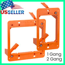 Low Voltage Mounting Bracket for 1 2 Gang Wall Plate Drywall Faceplate Mount picture