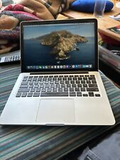 Apple Macbook 13 inch Retina-Used- silver aluminum body, reliable machine. picture