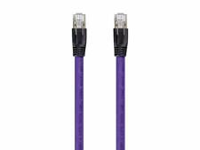 Monoprice Cat8 Ethernet Network Cable - 1 ft - Purple | 2GHz, 40G, 24AWG, S/FTP picture