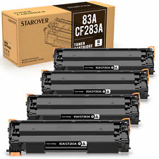 4 Pack CF283A Black Toner For HP 83A LaserJet Pro MFP M201dw  M125nw  M225dw picture