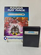 Commodore 64 Radar Rat Race Game Cartridge and Manual Untested picture