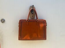 Banuce 15” Italian Leather Laptop Briefcase KP5 picture