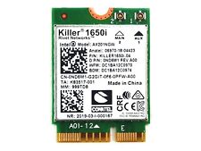 🚩 Genuine Intel Killer 1650i Wireless Wi-Fi 6 Bluetooth 5 AX201NGW ND6M1 0ND6M1 picture