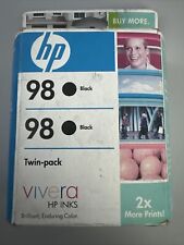HP-98 Black Ink Cartridge Twin Pack, OEM, NIB  (Expired: 2009) picture