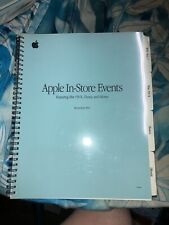Apple Mac OS X, iMovie & iTunes In-Store Events Manual. New. Unused. Very Rare. picture