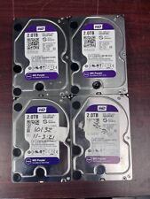 (Lot of 4) Western Digital Purple 2TB SATA 3.5