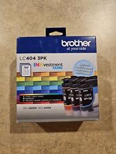 LC404 Brother Ink 3Pk Cyan Yellow Magenta J1205W J1215W  EXP 1/2026 picture