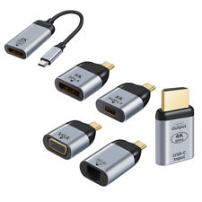 1pc UHD USB Type-C to Hdmi/VGA/DP/RJ45/mDP Video Converter 4K 60Hz Adapter picture